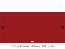 Tablet Screenshot of mediation-montpellier.net
